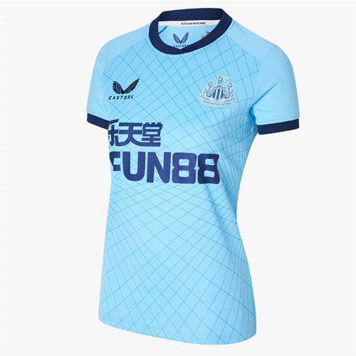 Camiseta Newcastle United Replica Tercera Ropa Mujer 2021/22